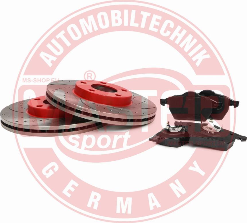 MASTER-SPORT GERMANY 202521150 - Спирачен комплект, дискови спирачки vvparts.bg