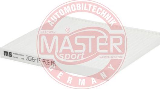 MASTER-SPORT GERMANY 2026-IF-PCS-MS - Филтър купе (поленов филтър) vvparts.bg