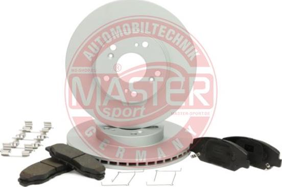 MASTER-SPORT GERMANY 202301090 - Спирачен комплект, дискови спирачки vvparts.bg