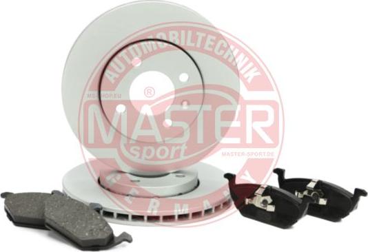 MASTER-SPORT GERMANY 202202810 - Спирачен комплект, дискови спирачки vvparts.bg