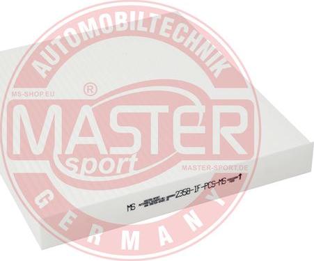 MASTER-SPORT GERMANY 2358-IF-PCS-MS - Филтър купе (поленов филтър) vvparts.bg