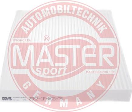 MASTER-SPORT GERMANY 2362-IF-PCS-MS - Филтър купе (поленов филтър) vvparts.bg