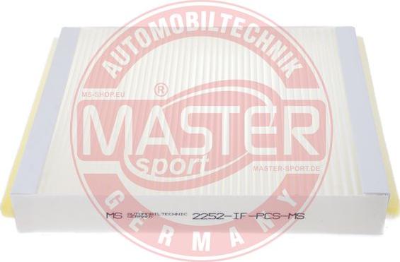 MASTER-SPORT GERMANY 2252-IF-PCS-MS - Филтър купе (поленов филтър) vvparts.bg