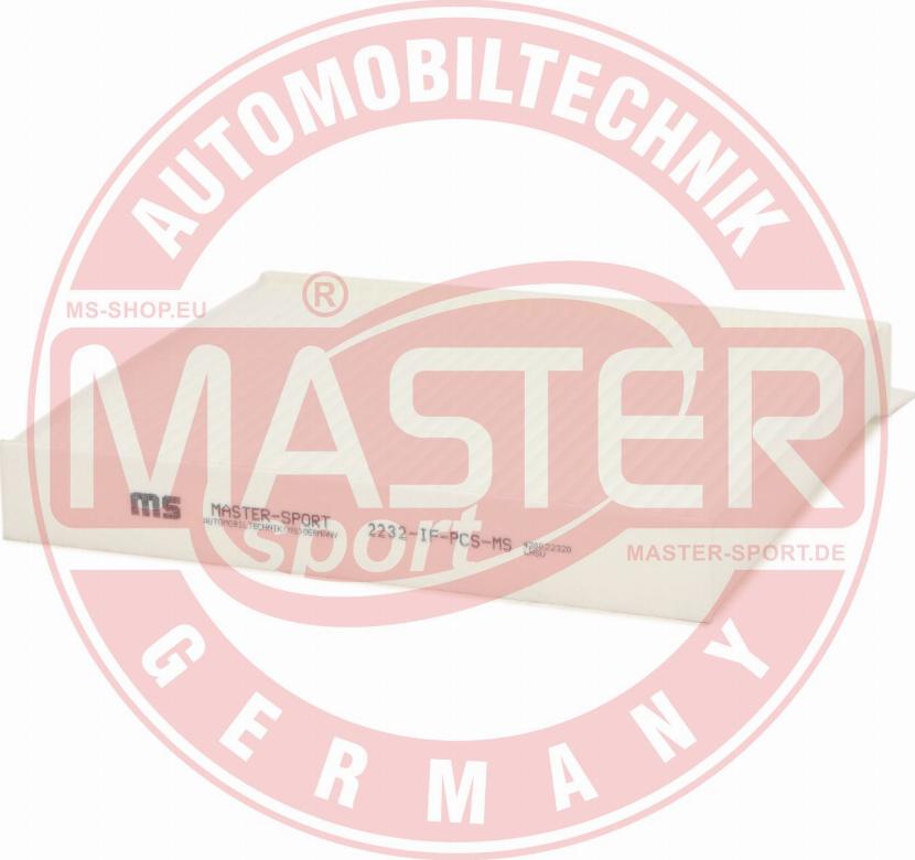 MASTER-SPORT GERMANY 2232-IF-PCS-MS - Филтър купе (поленов филтър) vvparts.bg