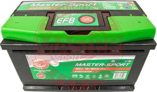 MASTER-SPORT GERMANY 790828000 - Стартов акумулатор vvparts.bg