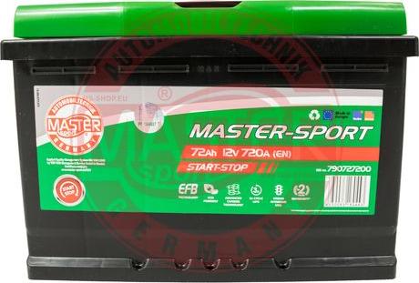 MASTER-SPORT GERMANY 790727200 - Стартов акумулатор vvparts.bg