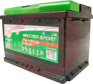 MASTER-SPORT GERMANY 790727200 - Стартов акумулатор vvparts.bg