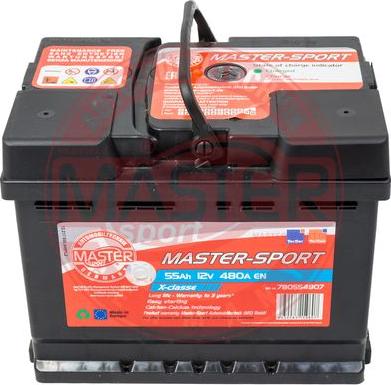 MASTER-SPORT GERMANY 750554802 - Стартов акумулатор vvparts.bg