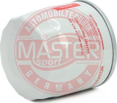 MASTER-SPORT GERMANY 712/43-MG-OF-PCS-MS - Маслен филтър vvparts.bg