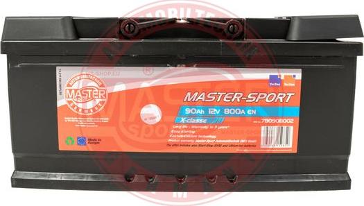 MASTER-SPORT GERMANY 780908002 - Стартов акумулатор vvparts.bg