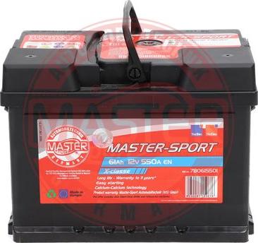 MASTER-SPORT GERMANY 780615501 - Стартов акумулатор vvparts.bg