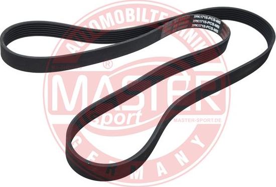 MASTER-SPORT GERMANY 7PK1715-PCS-MS - Пистов ремък vvparts.bg