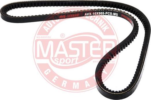 MASTER-SPORT GERMANY AVX-10X905-PCS-MS - Трапецовиден ремък vvparts.bg