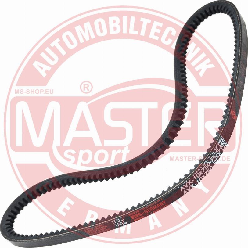 MASTER-SPORT GERMANY AVX-10X750-PCS-MS - Трапецовиден ремък vvparts.bg