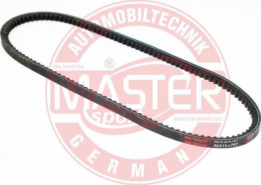 MASTER-SPORT GERMANY AVX-10X757-PCS-MS - Трапецовиден ремък vvparts.bg