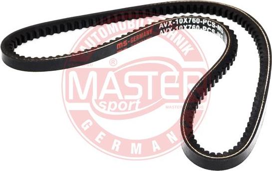 MASTER-SPORT GERMANY AVX-10X760-PCS-MS - Трапецовиден ремък vvparts.bg