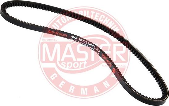 MASTER-SPORT GERMANY AVX-10X785-PCS-MS - Трапецовиден ремък vvparts.bg