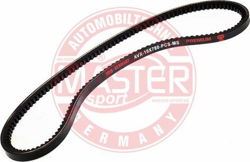 MASTER-SPORT GERMANY AVX-10X780-PCS-MS - Трапецовиден ремък vvparts.bg