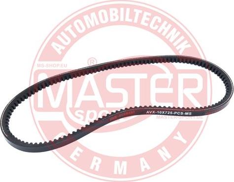 MASTER-SPORT GERMANY AVX-10X725-PCS-MS - Трапецовиден ремък vvparts.bg