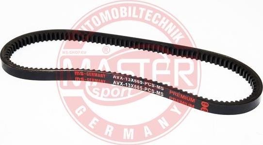 MASTER-SPORT GERMANY AVX-13X665-PCS-MS - Трапецовиден ремък vvparts.bg