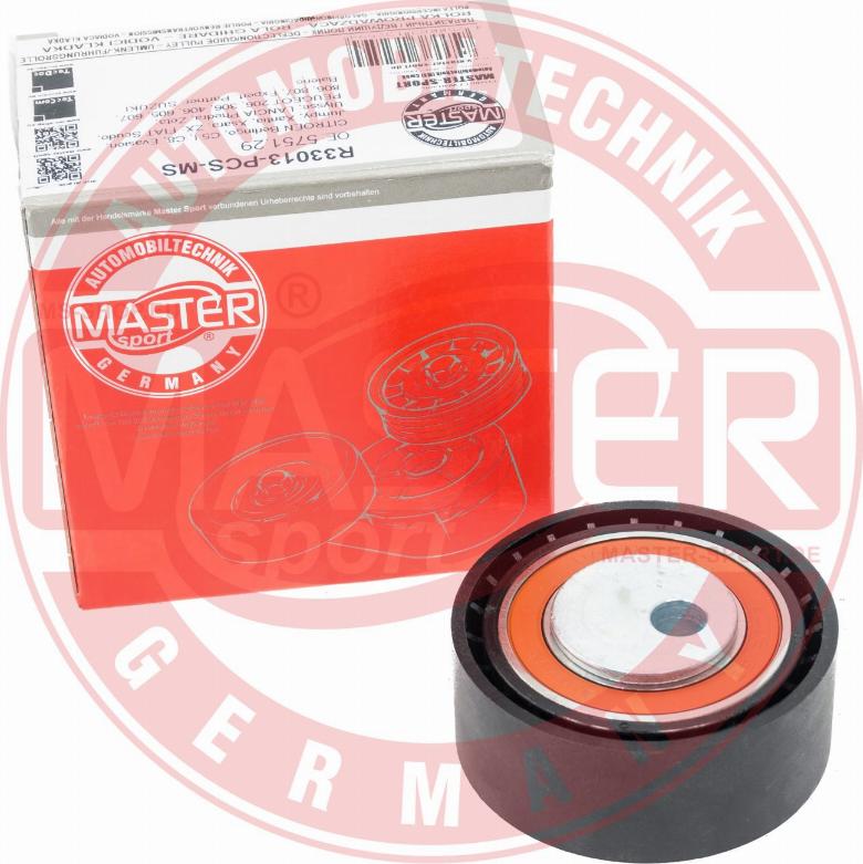 MASTER-SPORT GERMANY R33013-PCS-MS - Паразитна / водеща ролка, пистов ремък vvparts.bg