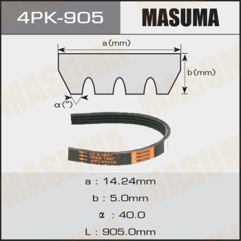 MASUMA 4PK905 - Пистов ремък vvparts.bg