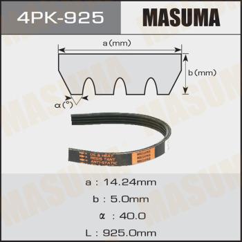 MASUMA 4PK925 - Пистов ремък vvparts.bg