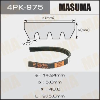 MASUMA 4PK975 - Пистов ремък vvparts.bg