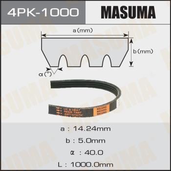 MASUMA 4PK1000 - Пистов ремък vvparts.bg