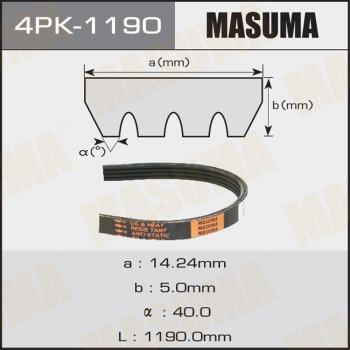 MASUMA 4PK1190 - Пистов ремък vvparts.bg