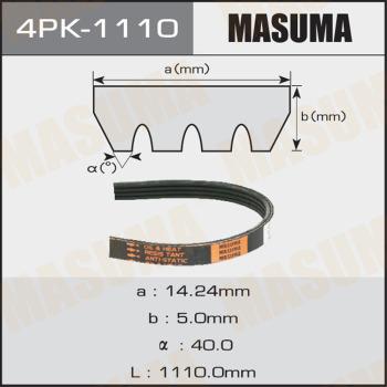 MASUMA 4PK-1110 - Пистов ремък vvparts.bg