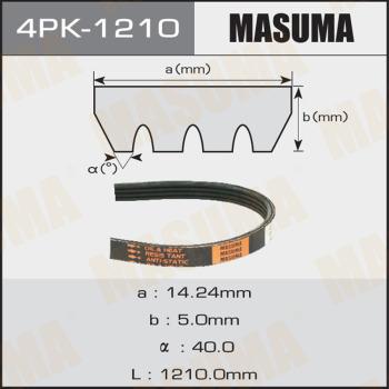 MASUMA 4PK-1210 - Пистов ремък vvparts.bg