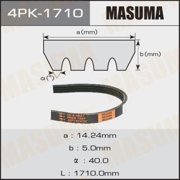 MASUMA 4PK-1710 - Пистов ремък vvparts.bg