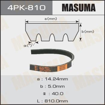MASUMA 4PK-810 - Пистов ремък vvparts.bg