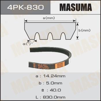 MASUMA 4PK830 - Пистов ремък vvparts.bg