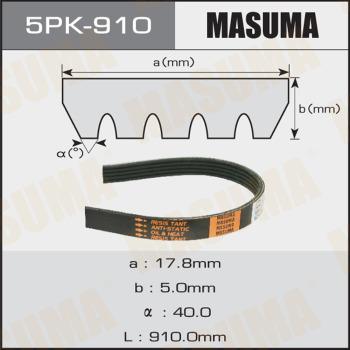 MASUMA 5PK910 - Пистов ремък vvparts.bg