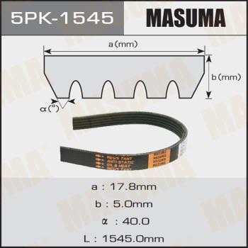 MASUMA 5PK-1545 - Пистов ремък vvparts.bg