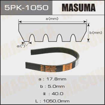 MASUMA 5PK1050 - Пистов ремък vvparts.bg