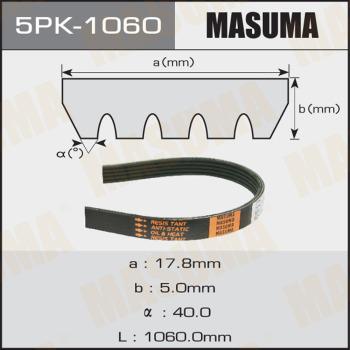 MASUMA 5PK1060 - Пистов ремък vvparts.bg