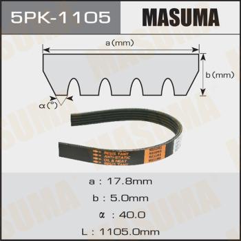 MASUMA 5PK1105 - Пистов ремък vvparts.bg