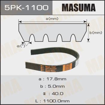 MASUMA 5PK-1100 - Пистов ремък vvparts.bg