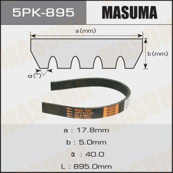 MASUMA 5PK895 - Пистов ремък vvparts.bg