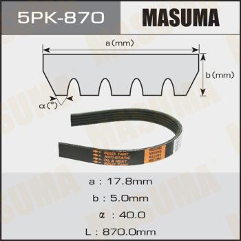 MASUMA 5PK870 - Пистов ремък vvparts.bg