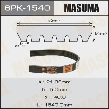 MASUMA 6PK1540 - Пистов ремък vvparts.bg