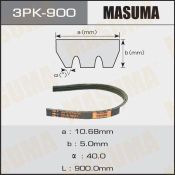 MASUMA 3PK-900 - Пистов ремък vvparts.bg