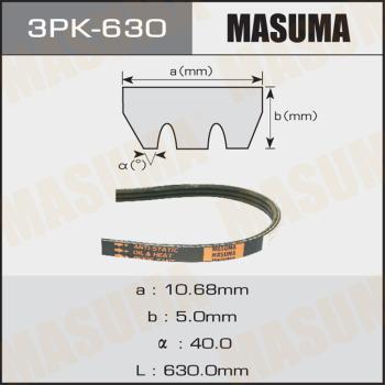 MASUMA 3PK630 - Пистов ремък vvparts.bg