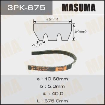 MASUMA 3PK-675 - Пистов ремък vvparts.bg