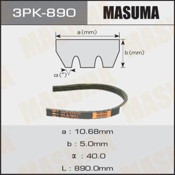 MASUMA 3PK-890 - Пистов ремък vvparts.bg