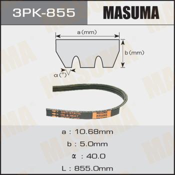 MASUMA 3PK855 - Пистов ремък vvparts.bg