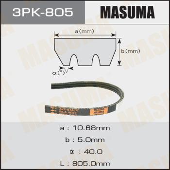 MASUMA 3PK805 - Пистов ремък vvparts.bg